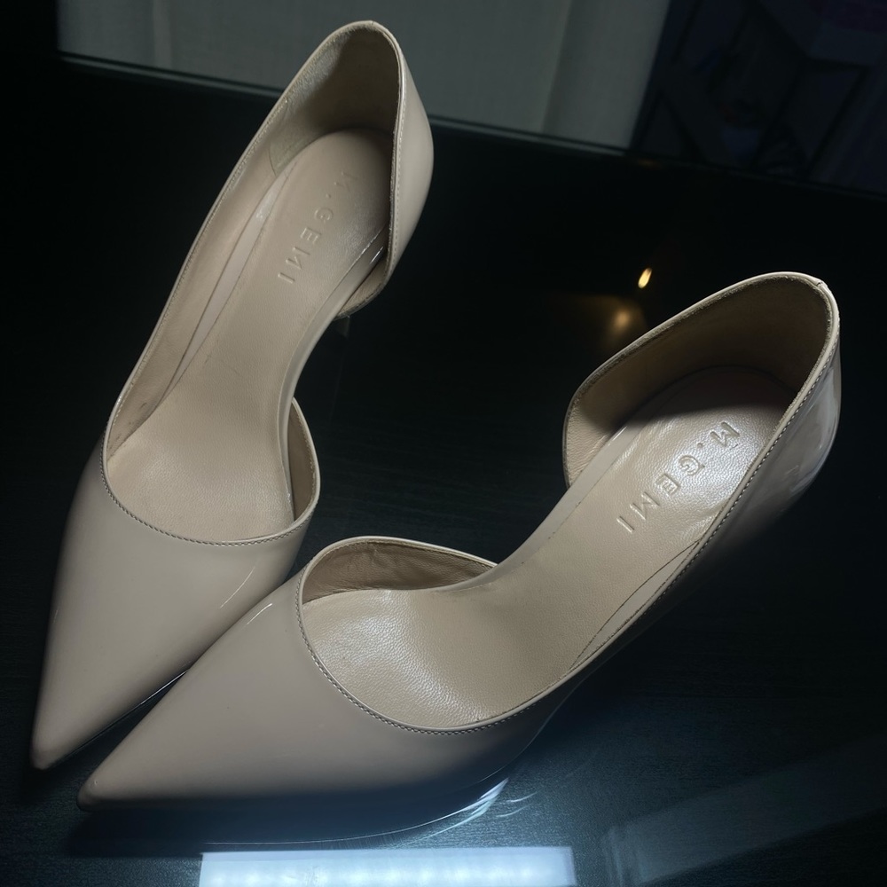 M. Gemi Arcata D’Orsay nude pumps